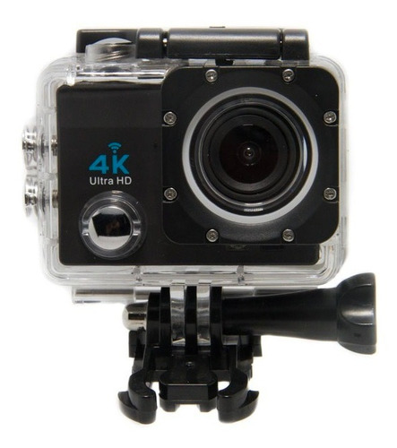 Câmera De Ação Sports Foto 4k Vídeo 1080p + Acessórios