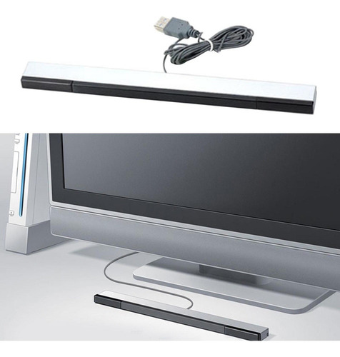 1 Barra De Sensor Usb Para Wii Remote Motion Ir Ray Inductor