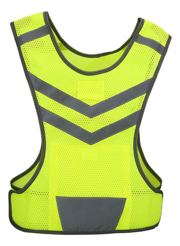 Chaleco De Seguridad Reflectante Ajustable De Alta Visibilid