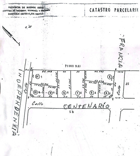 Venta 8 Lotes (5500 M²)