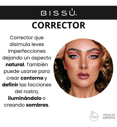 Corrector En Barra Bissú Varios Tonos Original 09 Green