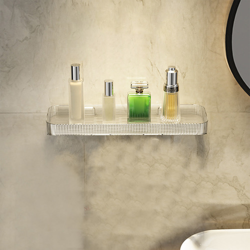 Estante De Almacenamiento De Pared Para Baño, Baño, Transpar