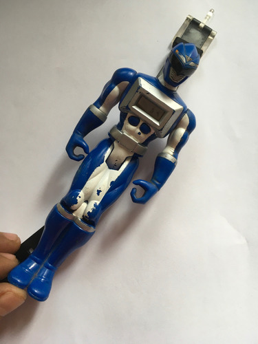 Reloj De Pulsera Blue Power Rangers Año 2006 Bandai Original Azul (Usado)