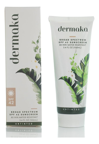 Dermaka Protector Solar Antienvejecimiento Sin Tenir Spf 42 