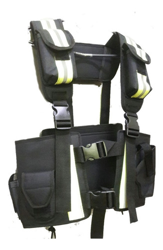 Imagen 5 de 5 de Chaleco Arnes Israeli Vial Paintball Reflectivos Accesorios