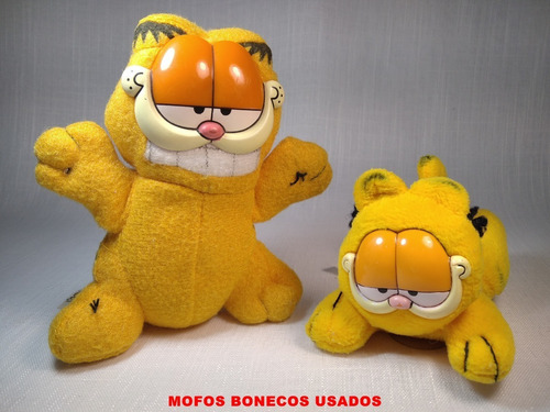 Bonecos De Pelúcia 5 Peças, Piu Piu,2garfield, Pica Pau, Cão (Usado)