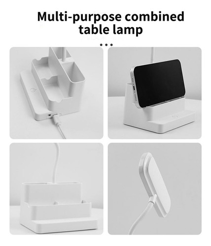 * Abajur De Mesa Multifuncional Stora H Com Proteção Para