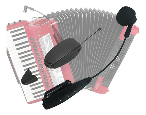 Micrófono De Violín, Pastilla De Cuello Micrófono Único