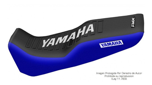 Funda Yamaha 250 Ybr Fmx Series Asiento Negro/azul/blanco