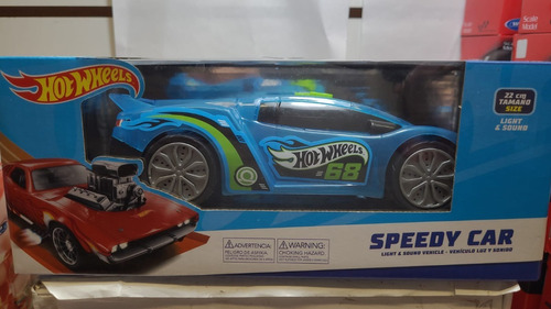 Hot Wheels Auto Speedy Car Luz Y Sonido 22 Cm 16131 Srj