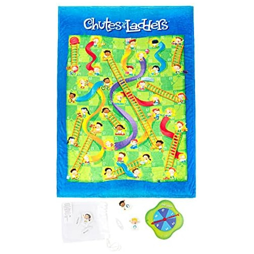 Juego De Manta De Juego Chutes And Ladder - Incluye Man...