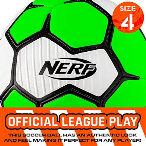 Nerf Proshot Kids Soccer Balls - Size 3, 4 + 5