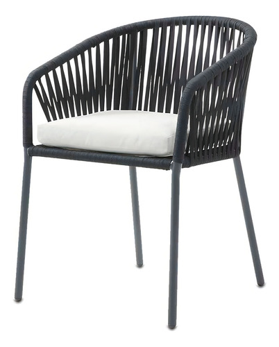 Silla Para Exterior Mison Negro Këssa Cdmx