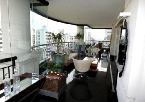 Imagem 1 de 15 de Moema Alto Padrão 302m² Condomínio Cobiçado 4 Suites Decorado 5 Vagas Lazer Quadra De Tênis - Em50043