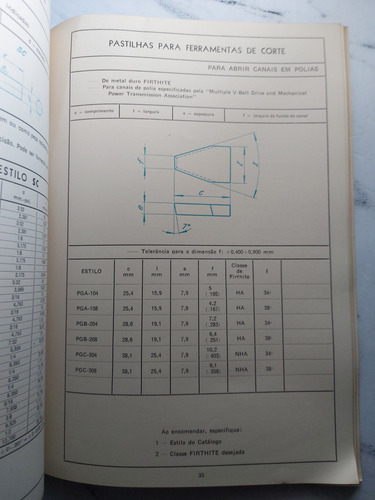 Torno Herramientas Corte Metal Duno Catalogo Ian 346 (Usado)