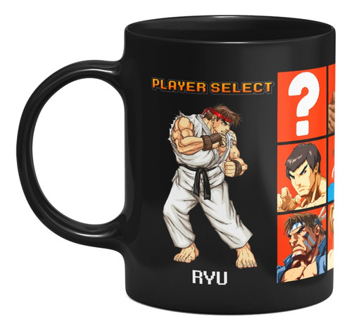 Caneca Gamer - Street Fighter Player Select