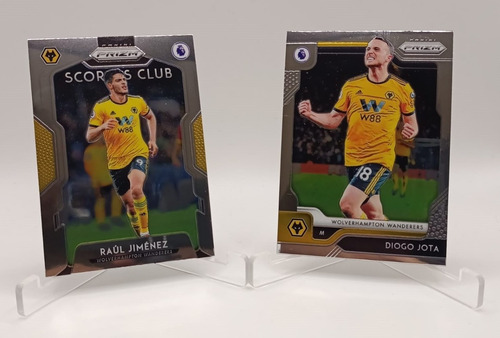 Raúl Jiménez Y Diogo Jota Premier League Lote De 2 Tarjetas