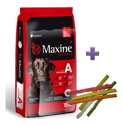 Imagen 1 de 5 de Maxine Perro Adulto 24kg Mas Snacks Super Premium Y Envio