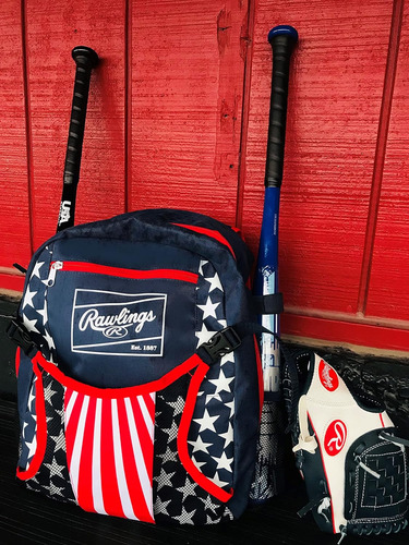 Mochila Rawlings 400d De Poliester Para Beisbol/softbol Aa
