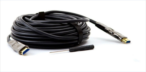 Cabo Hdmi 2.0 4k Fibra Óptica 100 Metros - Kit Com 5