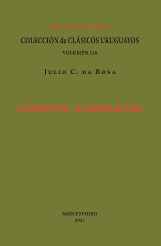 Libro Cuentos Completos - Julio Da Rosa De Julio Da Rosa