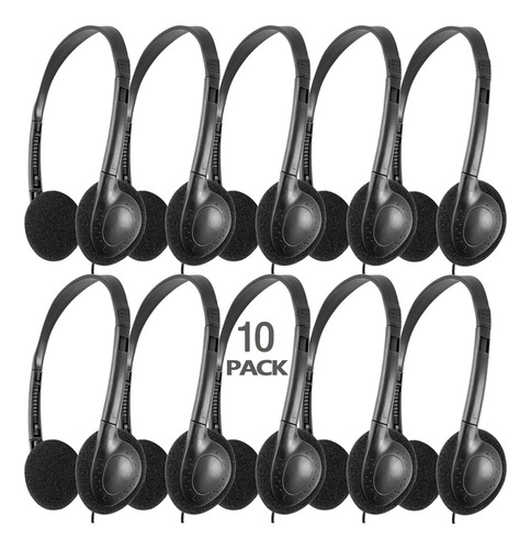 Cn-outlet 10 Paquetes Auriculares Escolares A Granel Aula, Y