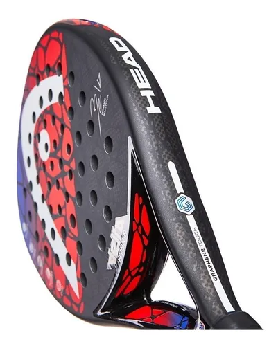 de pádel Head Graphene Touch Delta Hybrid 2018 color negro/rojo