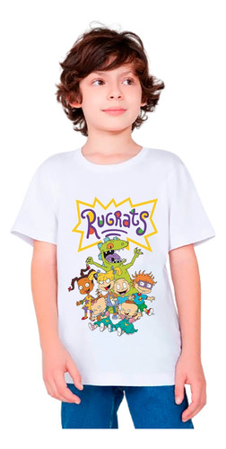 Playera Rugrats Para Niños Playera  Niños Liviana Y Suave