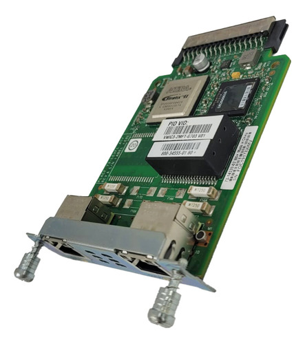 Módulo Cisco Vwic3-2mft-t1/e1 Cor Azul-claro