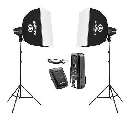 Kit De Iluminação Estúdio Fotográfico Odonto 500w Godox 