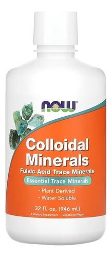 Now Foods Minerales Coloidales 946 Ml (32 Oz. Líq.) Sfn