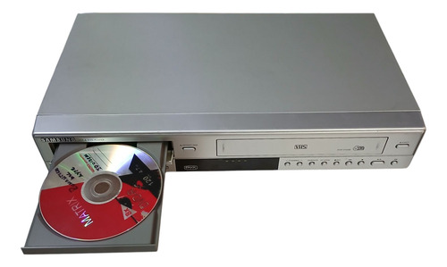 Reproductor Dvd Y Videograbadora Samsung Dvd-v5600 Combo Plateado