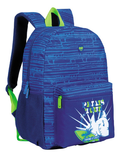 Mochila Morral Bolso Para Niños Y Jóvenes - Capi Blue Surf