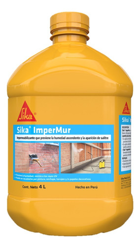  Recubrimiento Superficial Sika Impermur X 4l Pet