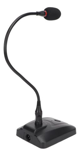 Condensador De Microfone Gooseneck, Mesa Flexível Com Fio De