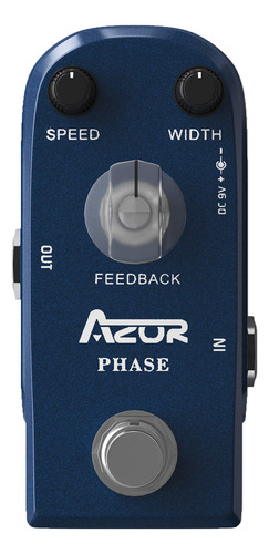 Pedal De Efecto De Guitarra Analógico Azor Phaser