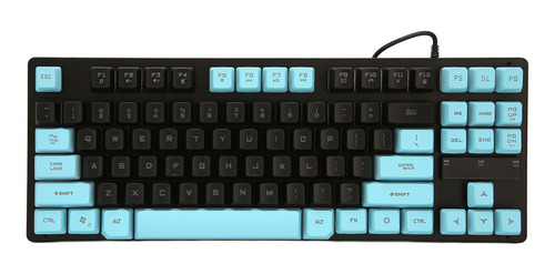 Teclado Con Cable Para Juegos, 87 Teclas, Diseño Ergonómico