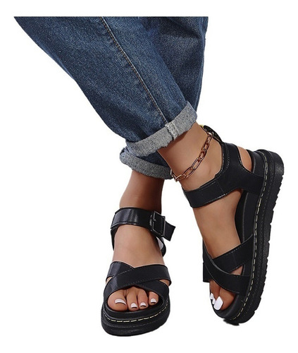 Moda Sandalias Dama De Plataforma De Cuña Huaraches Mujer