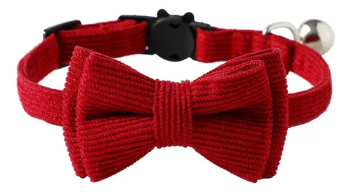 Bonita Pajarita Roja, Accesorios Ajustables Para Gatitos
