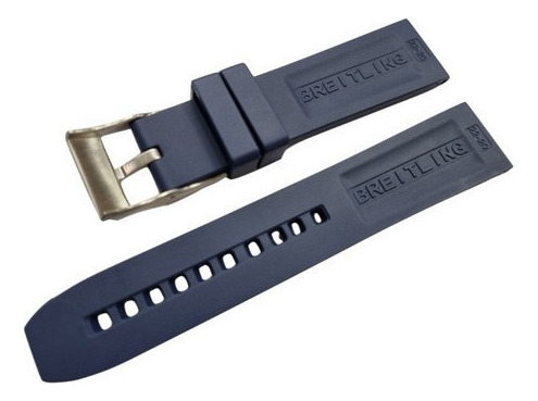 Zx Pulseria Azul Para Breitling Superocean 22mm Completo