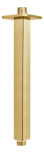 Tubo Para Ducha De Techo De 20 Cm Dorado