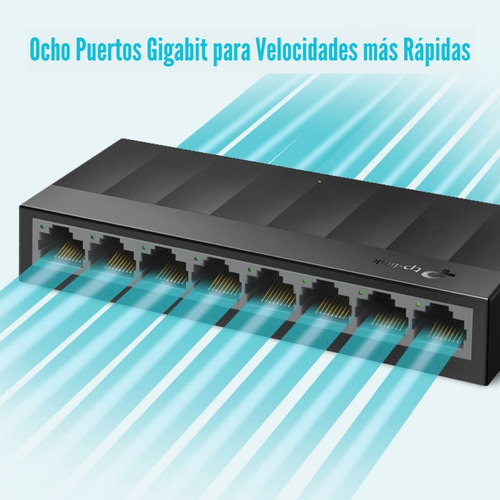 P Switch Tp-link Ls1008g De 8 Puertos Gigabit Litewave