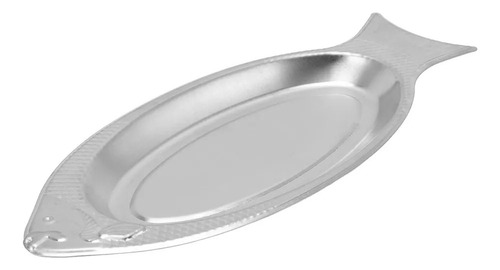 Placa De Servir De Aço Inoxidável Em Forma De Peixe /bh