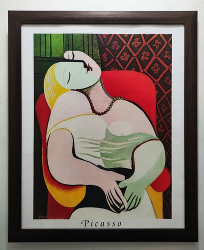 Picasso \ El Sueño Litografía Texturarizada Estilo Canvas 