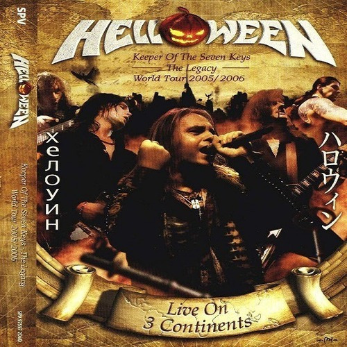 Helloween  Live On 3 Continents  Dvd Nuevo&-.