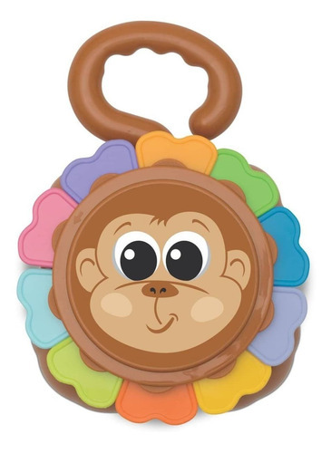 Brinquedo De Empilhar Macaco Infantil Baby Mercotoys Caixa Cor Colorido