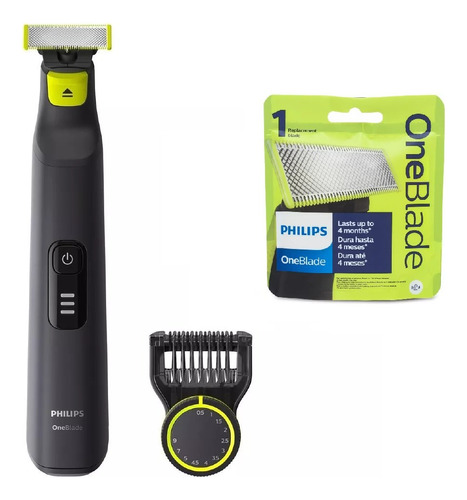 Afeitadora Philips Oneblade Pro Qp6530 + Repuesto Qp210