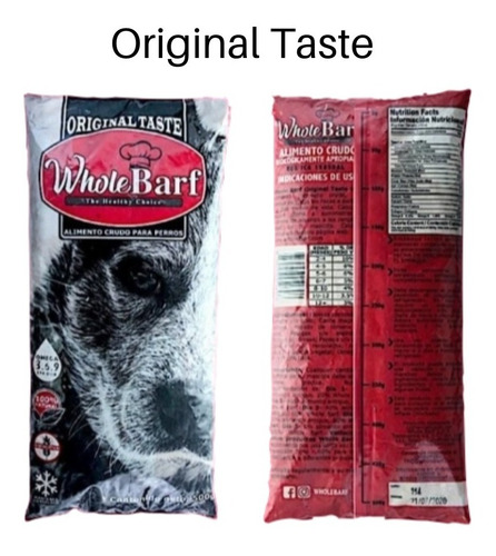 Alimento 100 % Natural, Dieta Barf Pa - kg a $6980