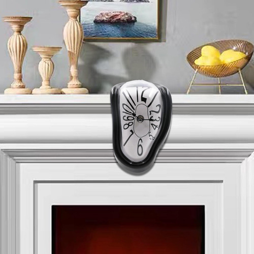 Reloj De Fusión Reloj Derretido Reloj De Pared Árabe Negro