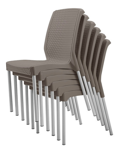 Silla Shia Sin Brazos Rimax X 6 Und